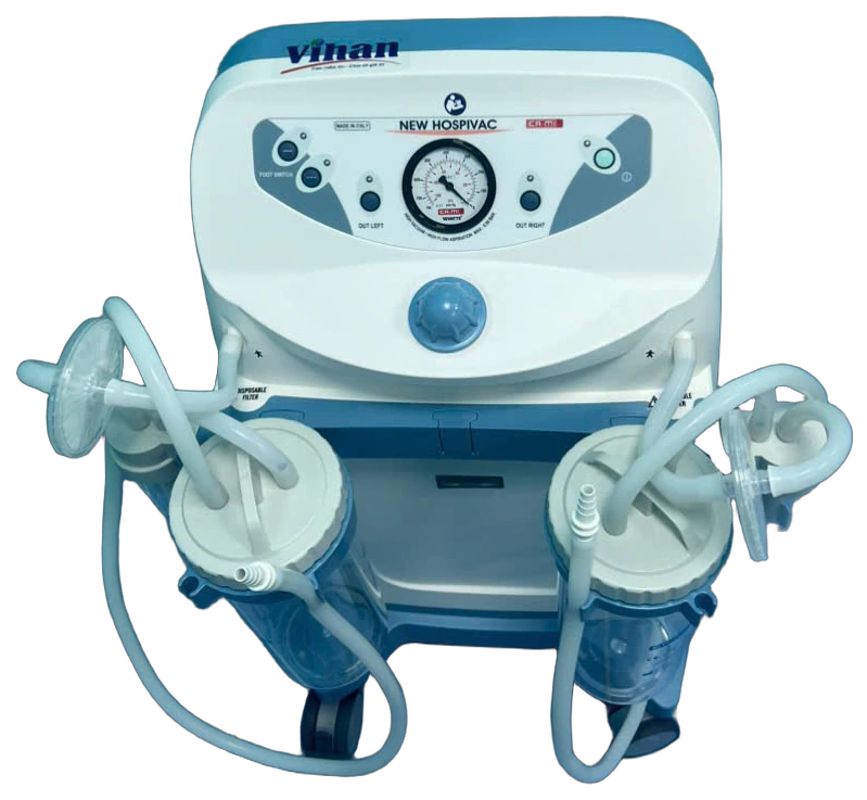 Máy hút dịch phẩu thuật CAMI New Hospivac 400 - ảnh sản phẩm nền trong suốt 1