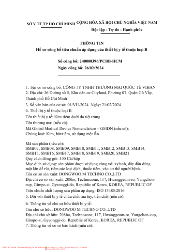 Document first page VIVARO Meso