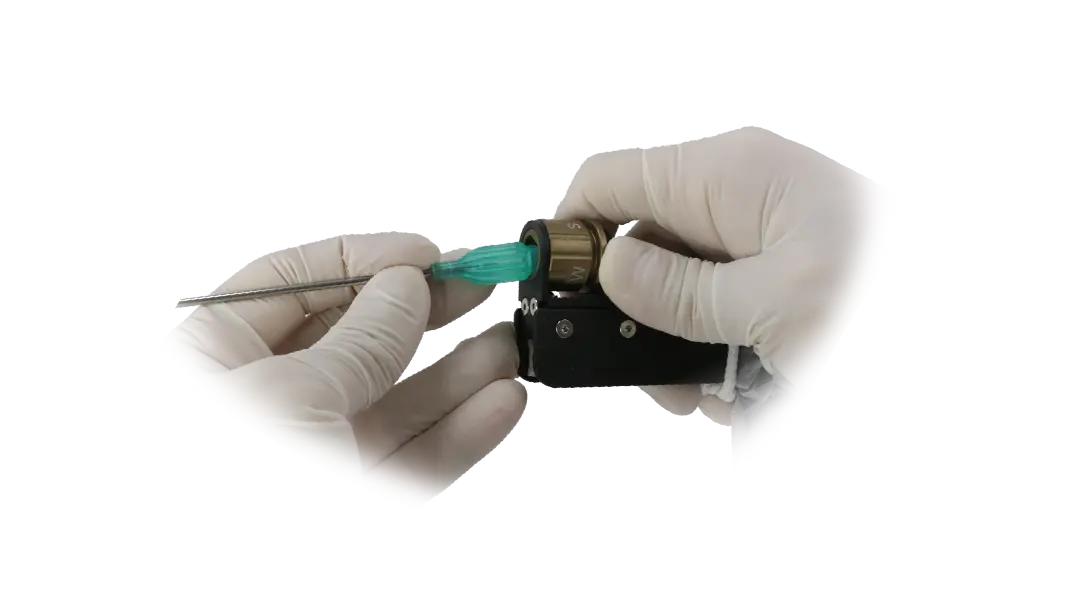 Lắp DPB Cannula trên MOVAMID Auto 10CC