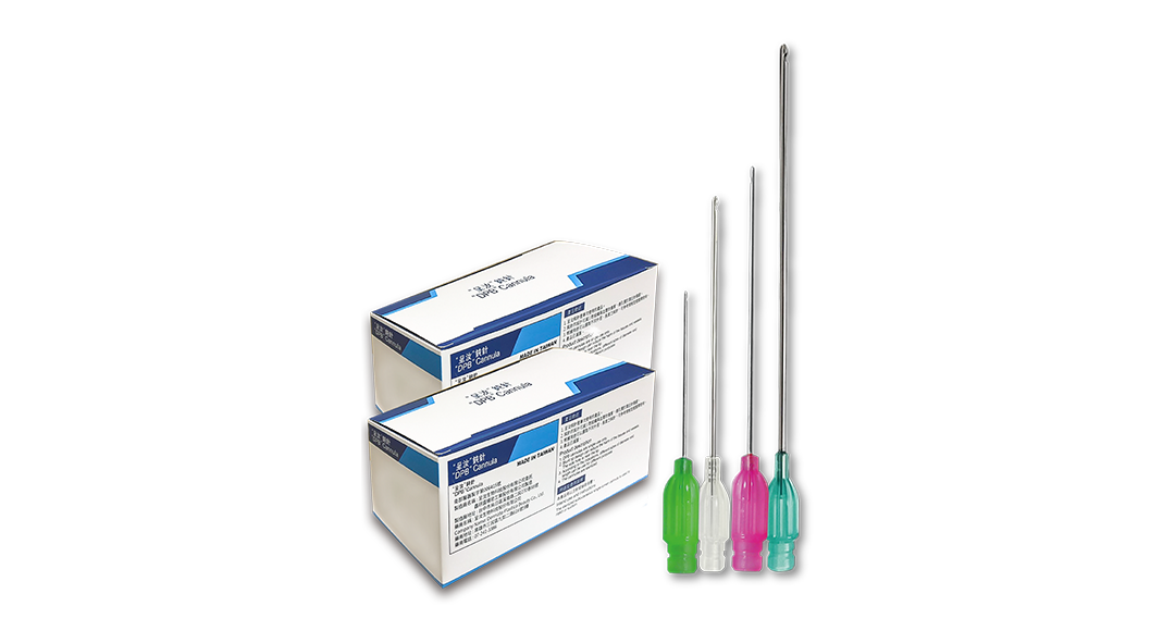 Bao bì và các cỡ DPB Cannula đầu tù