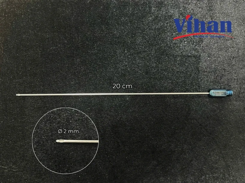 CÂY CẤY MỠ ĐẦU TÙ TRÒN 2.0MM x 20CM