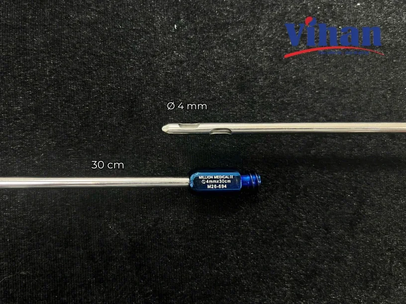 CÂY HÚT MỠ 3 LỖ 4.0MM x 30CM - ảnh nguồn thể hiện đầu dụng cụ thực tế