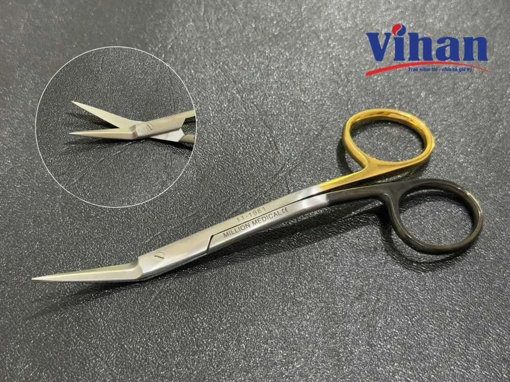 KÉO PHẪU THUẬT CONG HÌNH CHỮ S SHANKS ĐẦU KÉO PECK TC+SUPER CUT 12.5CM - ảnh sản phẩm nền trong suốt 1