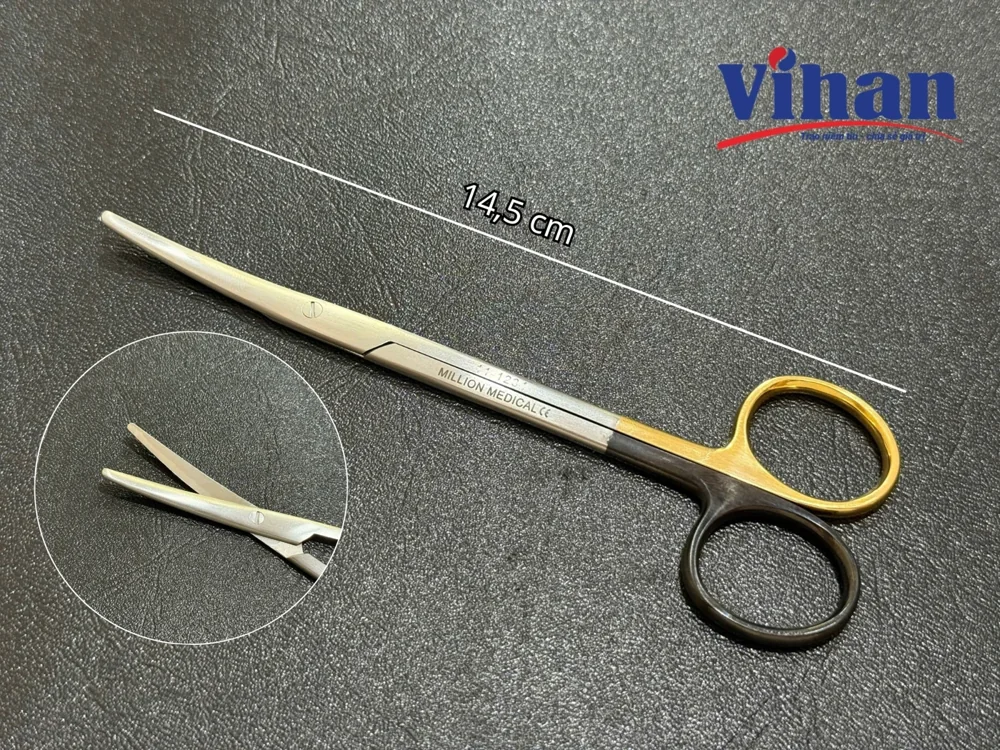 KÉO PHẪU THUẬT METZENBAUM CONG TC + SUPER CUT 14.5CM - ảnh sản phẩm nền trong suốt 1