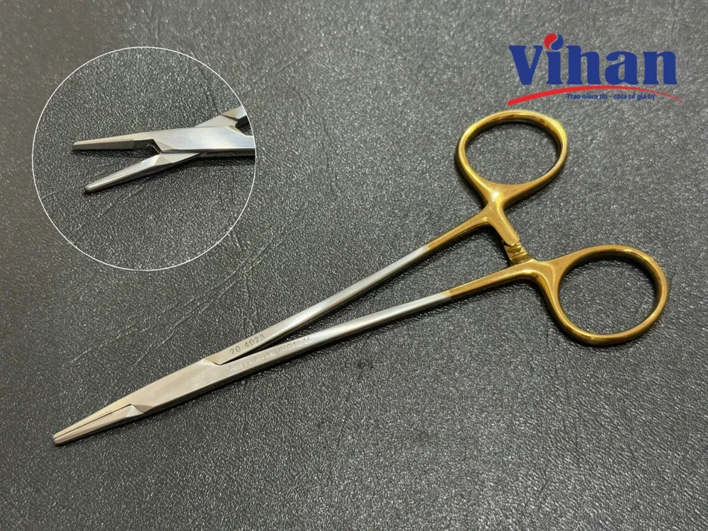 KẸP KIM CÓ RĂNG GOLD 15CM