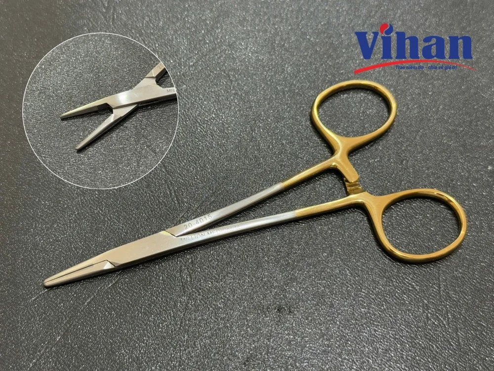KẸP KIM CÓ RĂNG GOLD TC 12.5CM