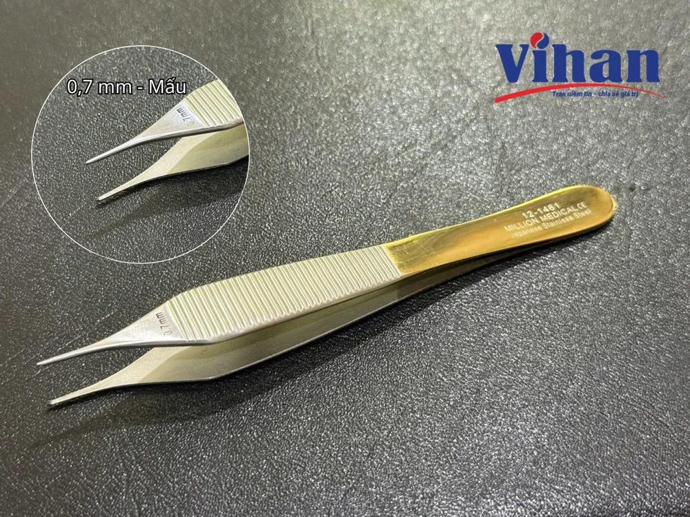 NHÍP ADSON 0.7MM CÓ MẤU