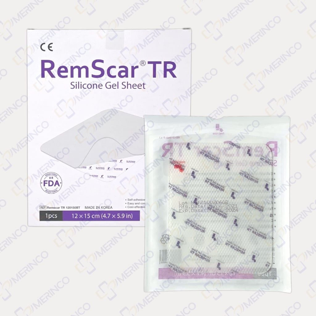 Remscar TR 12 × 15 cm box and sheet packaging
